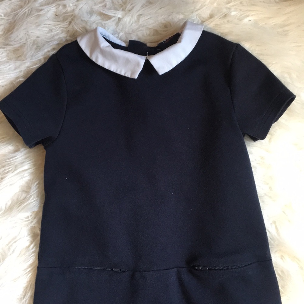 French Toast Navy Girls Dress 7/8